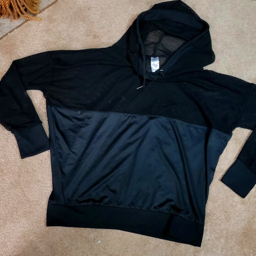 Mesh Sport Hoodie Sz. large or xlarge womens